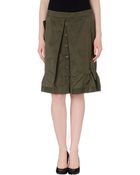 Moschino Jeans Knee Length Skirt - Lyst