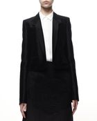 Stella McCartney Farrah Cropped Tuxedo Jacket - Lyst