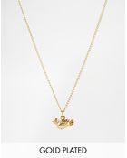 Sam Ubhi Bird Charm Necklace - Lyst