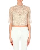 Temperley London Crivelli Embroidered Mesh Top - Lyst