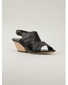 Roberto Del Carlo Sling Back Sandals - Lyst