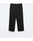 Zara Cropped Trousers - Lyst