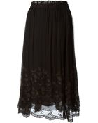 Mes Demoiselles Embroidered Skirt - Lyst