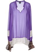 Just Cavalli Blouse - Lyst