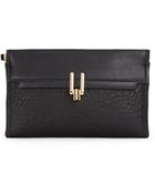 Pour La Victoire Inez Leather Clutch - Lyst