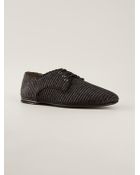 Dolce & Gabbana Embroidered Lace-Up Shoe - Lyst