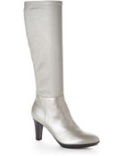 Aquatalia by Marvin K Silver Rhumba Tall Boots - Lyst