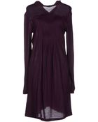 Ann Demeulemeester Short Dress - Lyst