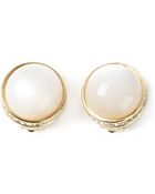 Givenchy Vintage Half Sphere Clip-on Earrings - Lyst