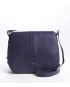 Furla Ink Blue Leather 'Manola' Medium Messenger Bag - Lyst