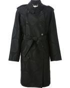 Stella McCartney Belted Polka Dot Trench Coat - Lyst