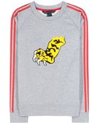 Marc By Marc Jacobs Peyton French Terry Tiger Paw Printed Sweatshirt - Lyst