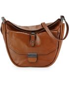 Kooba Molly Fold-Over Glossy Leather Shoulder Bag - Lyst