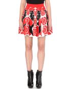 Alexander McQueen Jacquard Skirt - Lyst