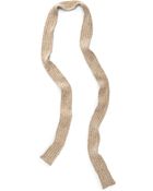 Marc Jacobs Cashmere Skinny Ribbed Scarf - Lyst