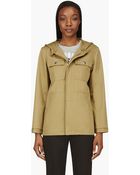 A.P.C. Olive Twill Seaside Jacket - Lyst