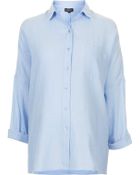 Topshop Maternity Oversized Chambray Shirt - Lyst