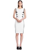 Narciso Rodriguez Graphic Scuba Crepe Dress - Lyst