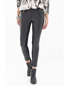 Forever 21 Faux Leather Moto Pants - Lyst