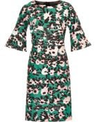 Marni Printed Cotton And Silk-Blend Twill Dress - Lyst
