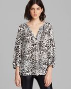 Joie Blouse Addie B Animal Print - Lyst