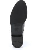 Prada Black Leather Cap Toe Oxfords - Lyst