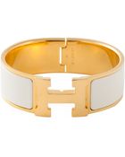 Hermes 'Clic Clac H' Bracelet - Lyst