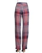Thakoon Addition Floral & Plaid-Print Wide-Leg Pants - Lyst
