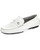 Bruno Magli Pogia Smooth Leather Horsebit Driver - Lyst