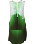 Peter Pilotto Sl Printed Silk Dress - Lyst