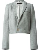 Haider Ackermann One Button Cropped Jacket - Lyst