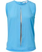 Diane von Furstenberg Cornflower Nude Demetria Top - Lyst