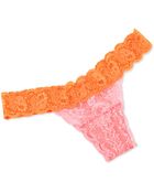 Cosabella Never Say Never Two-Tone Relaxed Thong - Lyst