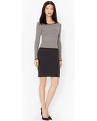 Lauren by Ralph Lauren Boatneck Sweater Dress - Lyst