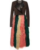 Marni Sheep Fur Coat - Lyst