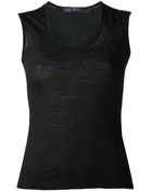 Yigal Azrouel Jersey Tank Top - Lyst