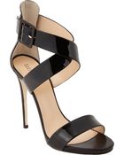 Barneys New York Crisscross Ankle-Strap Sandal - Lyst