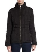 Calvin Klein Hooded Faux Fur-Trimmed Puffer Jacket - Lyst