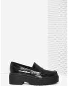 Nasty Gal Jeffrey Campbell Dilbert Leather Loafer - Lyst