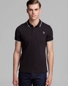 McQ by Alexander McQueen Tipped Slim Fit Polo - Lyst