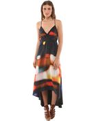 Twelfth Street Cynthia Vincent City Lights High Low Dress - Lyst