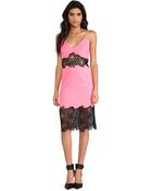 Shakuhachi Honey Comb Lace Dress - Lyst