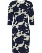 Reiss Leila Fitted Floral Dress - Lyst