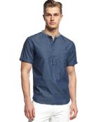 Guess Indigo Shirt - Lyst