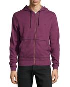 Original Penguin Waffle-Knit Zip Hoodie - Lyst