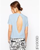 Asos Tall Open Back Shell Top - Lyst