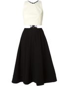 Alice + Olivia 'Daigle' Cut Out Waist Dress - Lyst