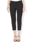 Lauren by Ralph Lauren Cropped Anklezip Pants - Lyst