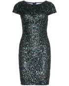 Alice + Olivia Taryn Sequin Dress - Lyst