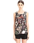 Valentino New Season - Womens Silk Tank Top - Lyst